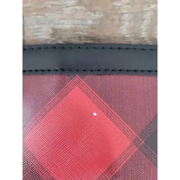 Victoria's Secret Hand Bag Christmas Plaid Large‎ tote #7 - Picture 2 of 5